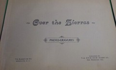 Lot 8 Vintage Photo-Gravure Prints «Over The Sierras» Views 7 x 5″ Frameable