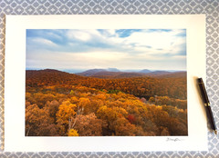 Wall Art Photography print/Autumn landscape 10″ x 15″ image on 13″ x 19″ Signed