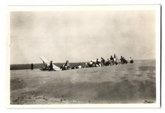 3 photographs view Bogatovo/Rositten, glider 1934, glider Kennun