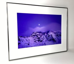 Fine Art Photograph Mount Rainier at Dusk Signed & Framed Limited Edition