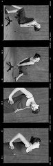 1 roll 15 negatives black & white medium format Kodak TMAX film sexy pin up