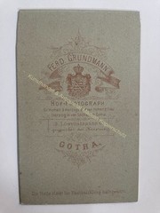 orig. CDV photo photograph old picture woman lady fashion around 1885 Ferd. Grundmann Gotha