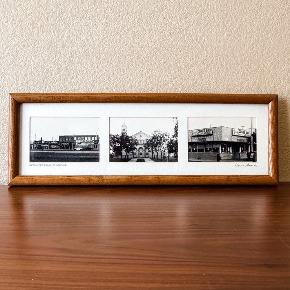 Dennis Masuda Huntington Beach California Framed Photo Collage Pierside Gallery