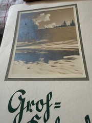 Original SW Photo 1933 1934 Silver Gelatin Groh Calendar Cover Page