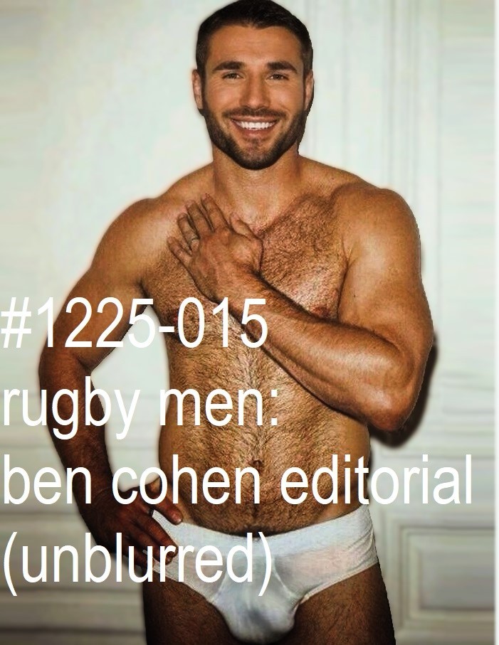 MALE PORTRAIT #1225-015 -athletes series -rugby men -ben cohen – free ship in us