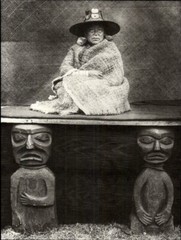 1972 Original Edward Curtis Kwakiutl Nakoaktok Chiefs Daughter Art Photo Gravure
