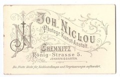 CDV photo around 1885, pretty young woman, Chemnitz