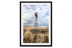 Country Photography Print | Windmill Picture | Oklahoma Wall Art | Farm Decor