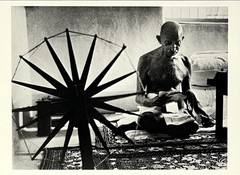 Mahatma Gandhi 1945 Fotofolio Art Print Card By Margaret Bourke-White 4.25”x6”