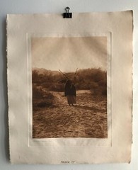 Edward S.Curtis Photogravure Classic Gravure Company The Burden Bearer Pima