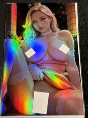 Princess Peach Cosplay Bangers Virgin FOIL Var Ltd 10 DEAR GOD HELP US WOW 🤩