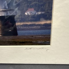 Scott W. Whitney Signed Photograph Lubec Channel Sparkplug Lighthouse Maine