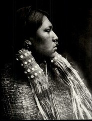1972 Original Edward Curtis Hesquiat Maiden at Nootka Indian Art Photo Gravure