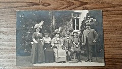 Photo Italy Milan Turban 1908 Ottoman PK Family Portrait