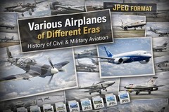 Collection of black and white drawings, aircraft plans:775 images in JPEG format