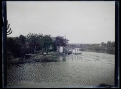 FRANCE Riviére Mare 1900 Photo Negative Glass Plate Vintage VR18L9n12