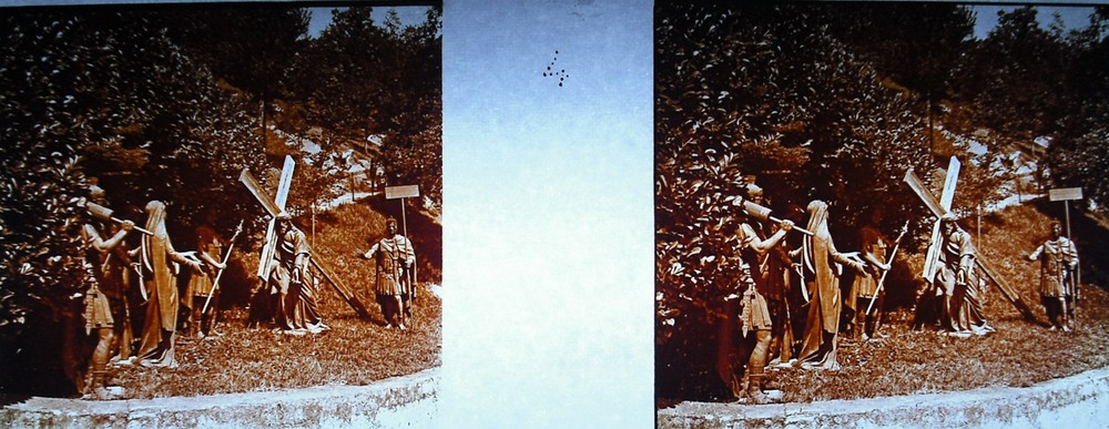 Photography c1920 Path Cross Of Espelugues Meets de Jésus & Sa Mother