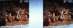 Photography c1920 Path Cross Of Espelugues Meets de Jésus & Sa Mother