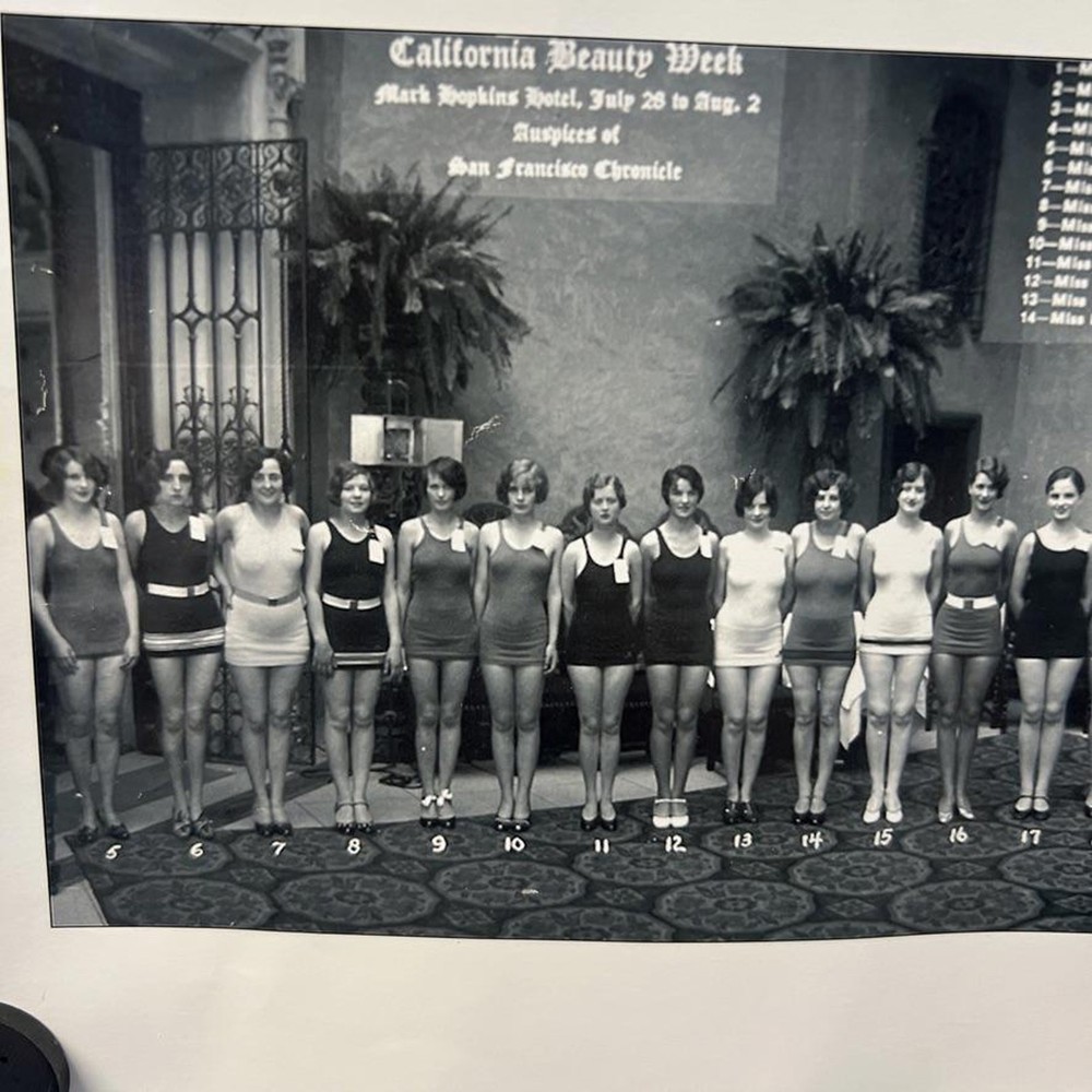 Vintage 1927 California Beauty Week Photo 8″ x 23″