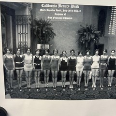 Vintage 1927 California Beauty Week Photo 8″ x 23″