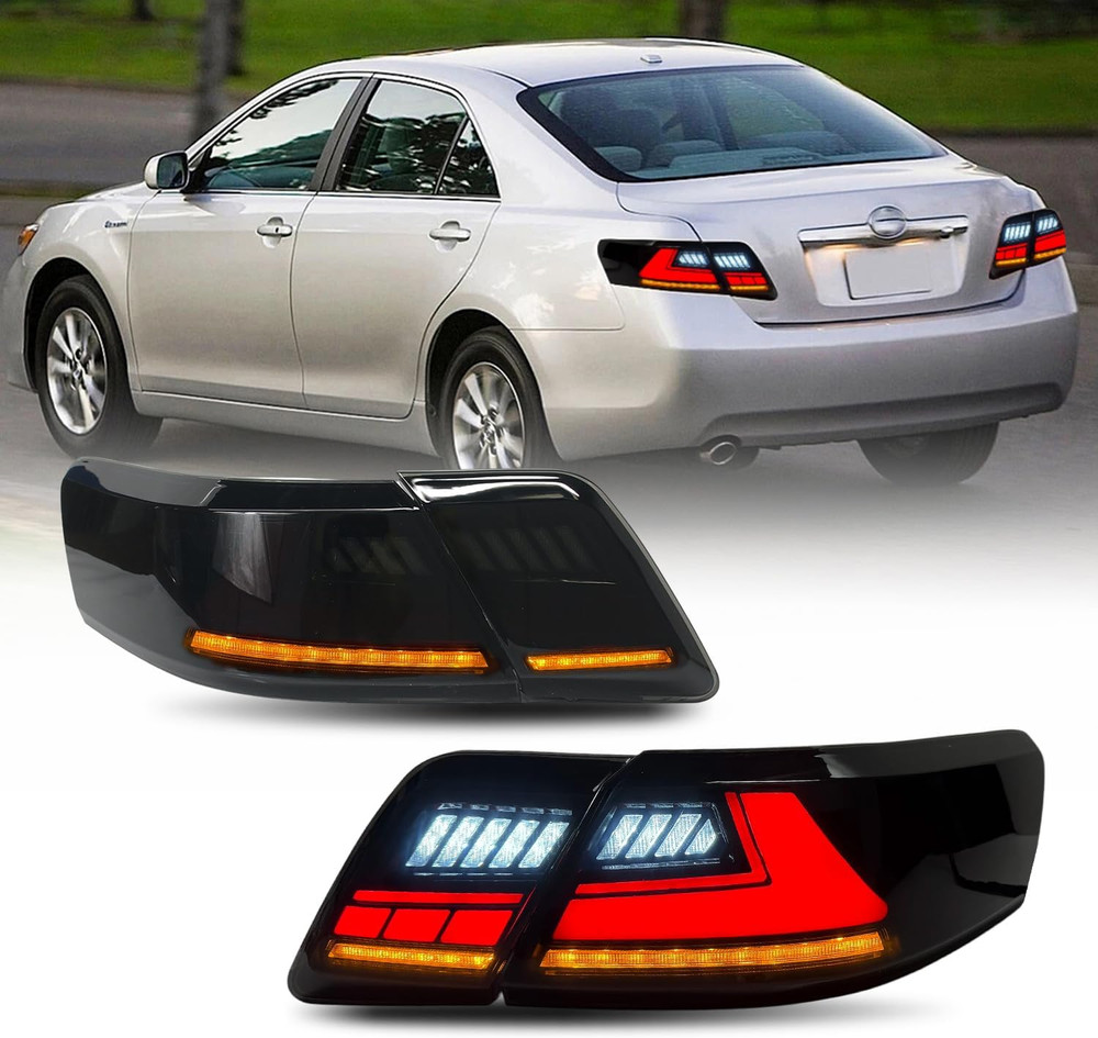 LED Tail Light Assembly Compatible with 2007-2011 Toyota Camry Xv40 Aurion Start