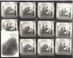 Old Fashion Dentist & Patient HENDRICKSON Negatives Photo Contact Sheet R90
