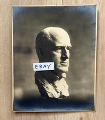 ANTIQUE Photog Bust GIBSON GIRL ARTIST, Charles Dana Gibson by JAMES FRASER