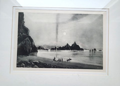 J.O.Davidson «PYRAMID LAKE 1888» PHOTOGRAVURE FROM MUIR’S PICTURESQUE CALIFORNIA