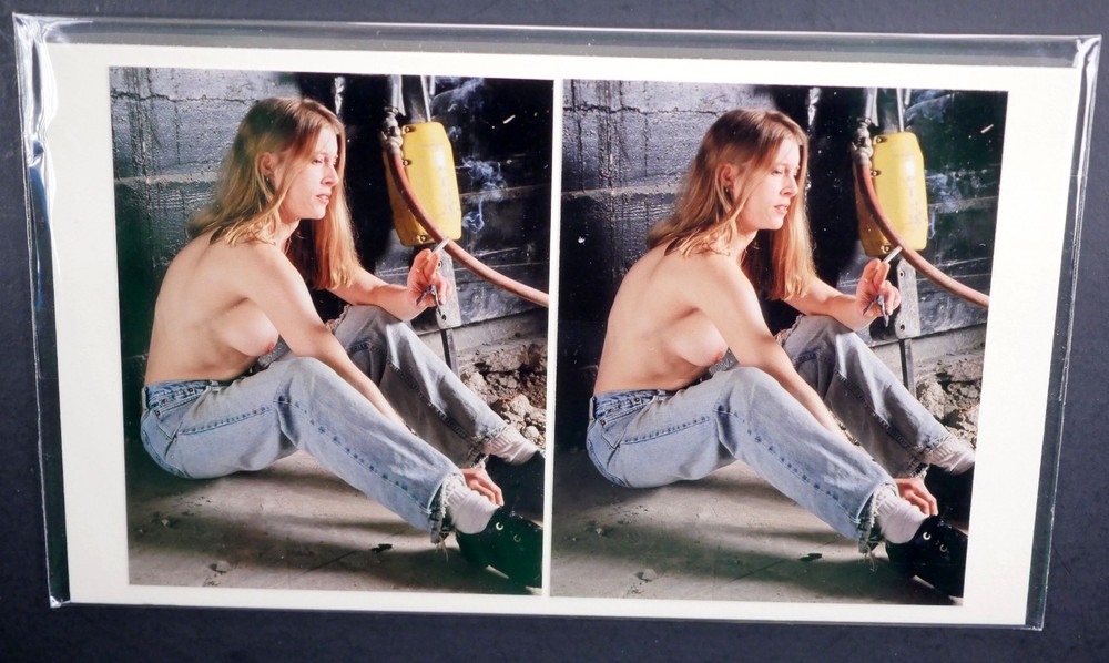 Boris Starosta 3D Stereoview – Betty 4630 – nude model signed 2003