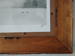 Signed Limited Edition Art Print By Cory James Titled «Through The Fog» Framed.
