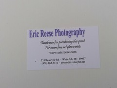 Eric Reese Photography Jellyfish 2007 signed fine print Whitefish MT 7.5″ x 9.5″