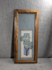 J Coleman 1993 Cats In A Tree 1993 Frame House Decor 17.5” x 8”