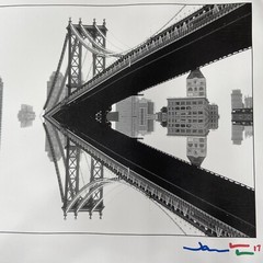 Jason Dorley-Brown NYC Brooklyn Bridge & Other Attractions Art Print Signed 2017