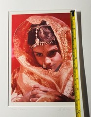 Color Photograph Young Princess by Lisa Kristine Framed Signed