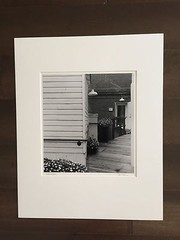 BRUCE BLUM Matted & SIGNED B&W Photo Print (10 3/4″ X 10″)-«Wall and Gallery»