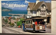 5 LOT. Jesse Kalisher art photo, San Francisco HYDE Cable Car, signed, + OTHERS