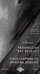 1936 Ansel Adams Cover Photo Nevada Falls Yosemite «Motor Land» Magazine