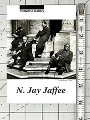 N. Jay Jaffee (1921-1999) Art Announcement Card 1991 – Social Landscapes