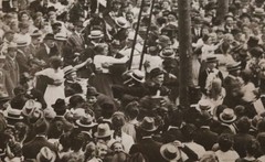 Old Photo Casserole – Dancing, Flag, Man on Top of a Bre, 1910-20??
