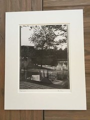 BRUCE BLUM SIGNED B&W Photo Print (10″X 13″)-«Beer on Draft «