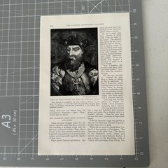 1927 Vasco da Gama Portrait Vintage Art Photograph Maritime History Wall Art