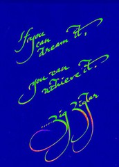 «IF YOU CAN DREAM IT, YOU….», 4×6″ matted calligraphy print, FREE SHIPPING!!
