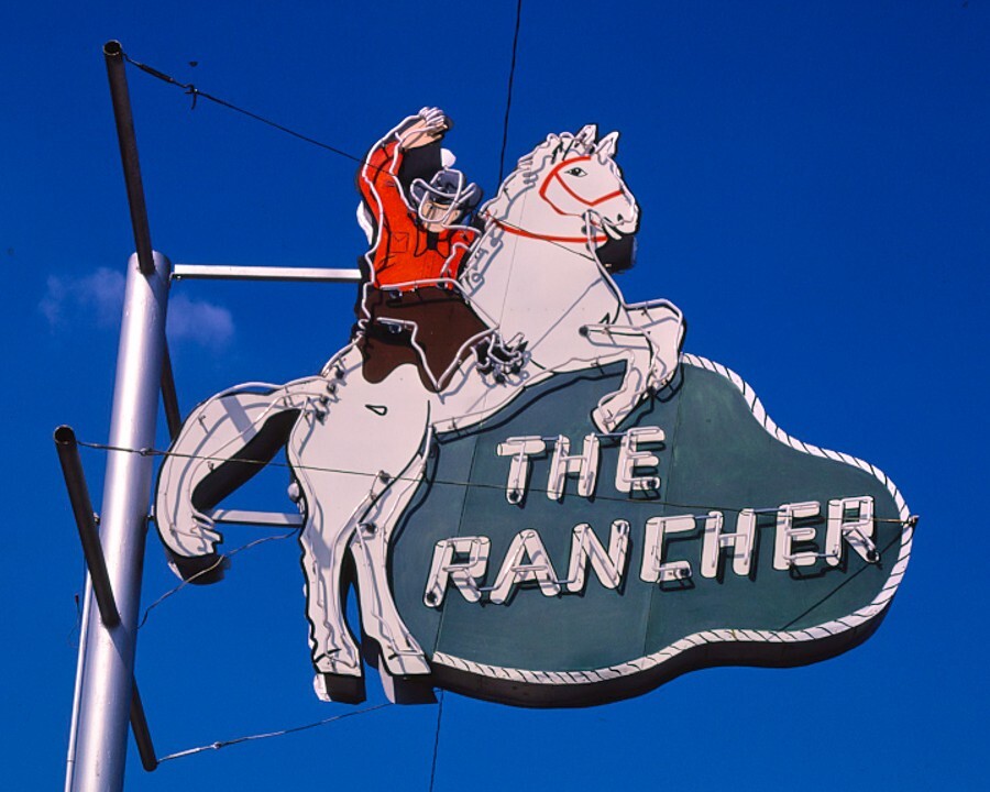 8×10 Vintage photo of The Rancher Western Wear in Monroe, LA. Free Shipping!!