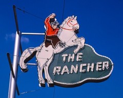 8×10 Vintage photo of The Rancher Western Wear in Monroe, LA. Free Shipping!!