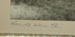 Vintage JAMES GITLITZ Children Pray at WAILING WALL Jerusalem ISRAEL Photograph
