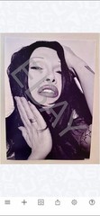 Pete Burns Dead Or Alive Black & White Original Print Kate Garner RARE 32” X 23”