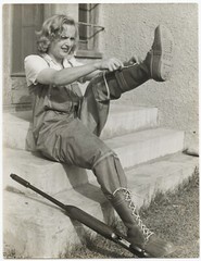 EISENSTAEDT: Carole Lombard, Hollywood, 1938 for LIFE magazine / VINTAGE