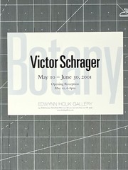 Victor Schrager (b. 1950) Art Show Announcement Card 2001 – Houk Gallery NYC