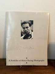JESSE ALEXANDER Vintage Signed Portfolio of Car Racing Photographs, 186/250
