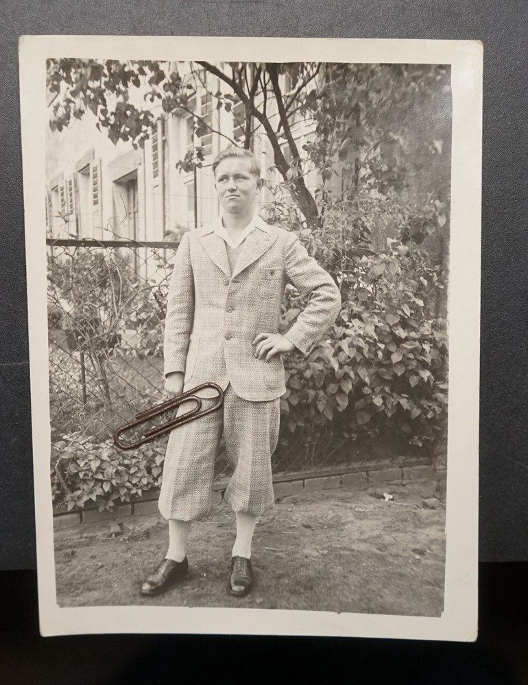 Photo Portrait Ansbach Franconia Young Man Teen Suit Model View Building